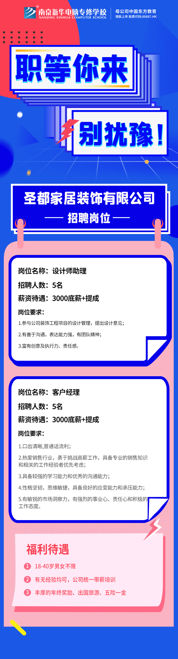招賢納士，“職”等你來(lái)！